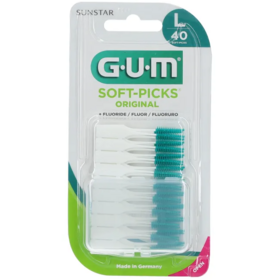 GUM Soft Picks bâtonnet interdentaire  original large x 40