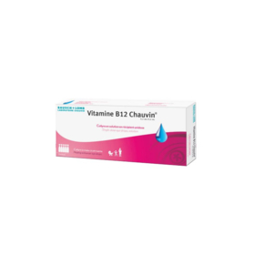 Bausch & Lomb Vitamine B12 Chauvin Collyre 10 unidoses – Médicament pour sécheresse et fatigue oculaire