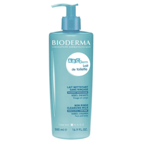 Bioderma ABCDerm Lait de toilette nettoyant visage et corps 500 ml
