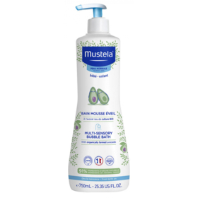BEBE - Bain Mousse Eveil à l'Avocat Bio - Peau Normale - 750 ml