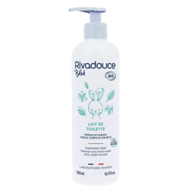 BEBE BIO - Lait de Toilette Visage et Corps - 500 ml
