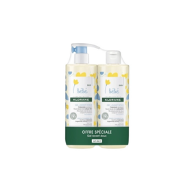 Klorane Bébé Gel lavant doux au Calendula 2x500 ml