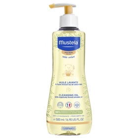 BEBE - Huile Lavante Peau Sèche à l'Huile d'Avocat Bio - 500 ml