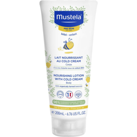 BEBE - Lait Nourrissant au Cold Cream - Cire d'Abeille Bio - Peau Sèche - 200 ml