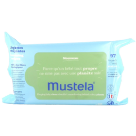 BÉBÉ - Lingettes Nettoyantes à l'Avocat Bio - Lot de 60 lingettes