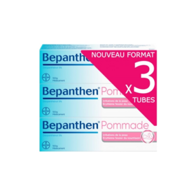 Bepanthen 5% Pommade irritations rougeurs 3 x 100 g