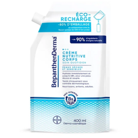 BepanthenDerma Crème Nutritive Corps Éco-Recharge 400 ml