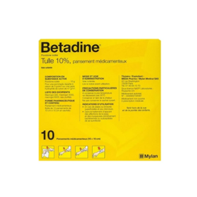 Betadine Tulle 10 % 10 pansements