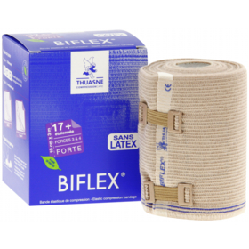 BIFLEX - 17+ Forte - Bande Élastique de Compression 10 cm x 3 m