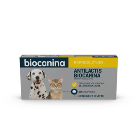 Biocanina Antilactis Chien et Chat 30 comprimés – Tarissement de la lactation