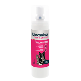 Biocanispray Spray Calmant Anti-Démangeaisons Chien et Chat 100 ml – Apaise les irritations cutanées