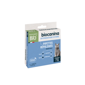Biocanina Pipettes Répulsives BIO chat 3 pipettes