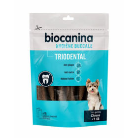 Biocanina Triodental lamelles à mâcher moins de 5 kg — hygiène dentaire chien