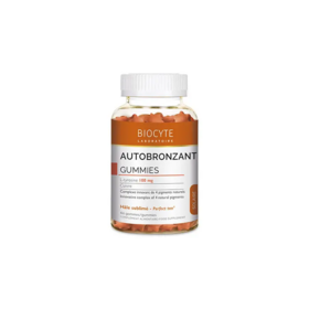 Biocyte Autobronzant gummies 60 gommes – teint hâlé sans soleil et pigments naturels – myrtille