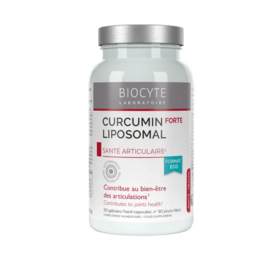 Biocyte Curcumin Forte Liposomal 90 gélules – complément confort articulaire