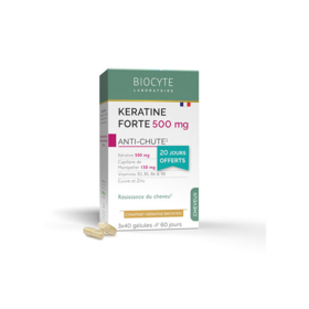 Biocyte Kératine Forte 500mg Anti-Chute 3x40 gélules