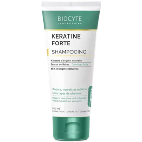 Biocyte Kératine Forte shampoing 200 ml – soin réparateur volume et brillance