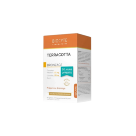 Biocyte Terracotta bronzage 90 gélules – activateur de bronzage et préparation solaire