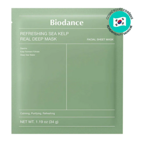 Biodance Refreshing Sea Kelp Real Deep Mask masque hydrogel apaisant peau grasse et sensible