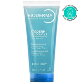 Bioderma Atoderm Gel Douche 200 ml – Nettoyant douceur peaux normales à sèches