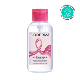 Bioderma Créaline H2O l'eau micellaire originale édition octobre rose 500ml – démaquillant apaisant