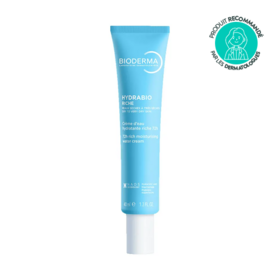 Bioderma Hydrabio Crème d’Eau Hydratante Riche 72 h 40 ml hydratation intense peau très sèche
