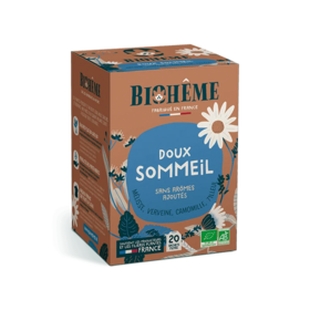 Biohême Infusion doux sommeil 20 infusettes — tisane bio relaxation et préparation au coucher