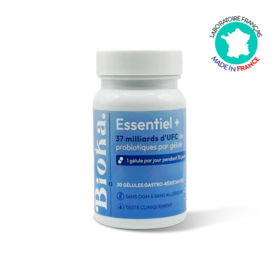 Bioka Essentiel+ 30 gélules gastro-résistantes probiotiques microbiote et immunité