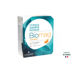 Lehning Biomag 90 comprimés goût agrume – Complément magnésium et stress