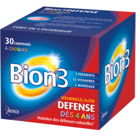 BION 3 JUNIOR -  dès 4 ans - 30 comprimés à croquer