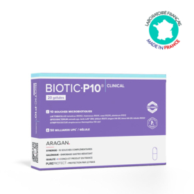 Biotic P10 Clinical Aragan 20 gélules – Probiotiques haute concentration et digestion