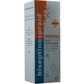 BISEPTINE - Spraid - Solution Antiseptique - 125 ml