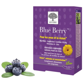 New Nordic Blue Berry 120 comprimés
