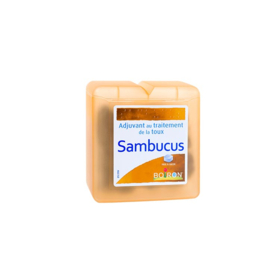 Boiron Pates de reglisse au sambucus - Toux rauque et de l’enrouement - 70 g