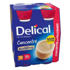 Boisson Concentré HP-HC Saveur Noisette - Lot de 4 x 200 ml