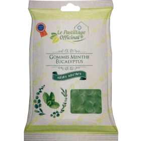 BONBONS Gommes Menthe Eucalyptus Sans Sucre Ajouté - 80 g