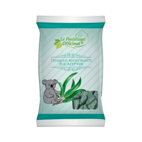 Le pastillage Officinal Bonbons Triangles Adoucissants Eucalyptus 100 g