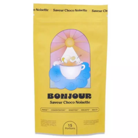 Bonjour Drink boisson choco noisette 15 portions — complément alimentaire adaptogène sans caféine