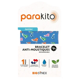 Bracelet Anti-Moustiques Baskets Kids - 1 Bracelet + 2 Recharges