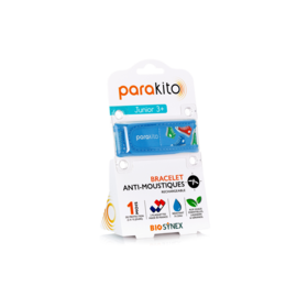 Parakito Bracelet Anti-Moustique Enfant Baskets – Protection Naturelle, Ludique et Sécurisée 1 Bracelet + 2 Recharges