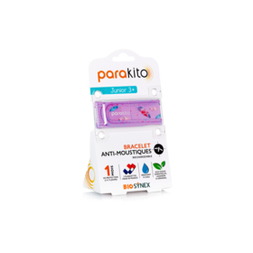 Parakito Bracelet Anti-Moustique Enfant Plumes – Protection Naturelle, Ludique et Sécurisée 1 Bracelet + 2 Recharges