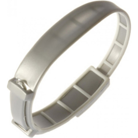Bracelet Anti-Moustiques Naturel Argent Blanc