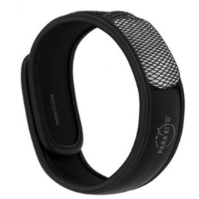 Bracelet Anti-Moustiques Noir - 1 Bracelet + 2 Recharges