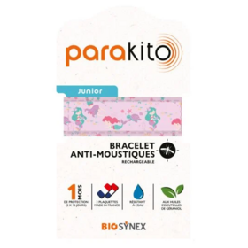 Bracelet Anti-Moustiques Sirène Kids - 1 Bracelet + 2 Recharges