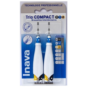 Brossettes Interdentaires Trio Compact 0/1/2 - 6 Têtes