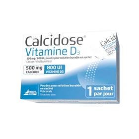 Calcidose Vitamine D3 – Calcium, vitamine d3, carance osseuse – médicament sans ordonnance