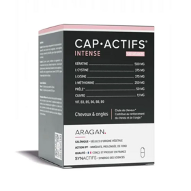 CapActifs Intense Cheveux & ongles Aragan 120 gélules – Chute, pousse et résistance