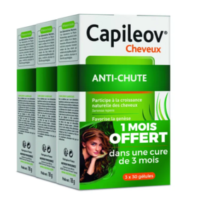 CAPILEOV - Lot de 3 x 30 gélules