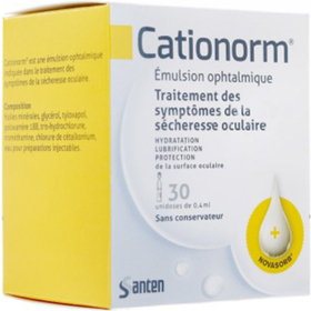 CATIONORM - Emulsion Ophtalmique - 30 unidoses