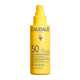 Caudalie Spray invisible haute protection SPF50 75 ml — protection solaire corps et visage